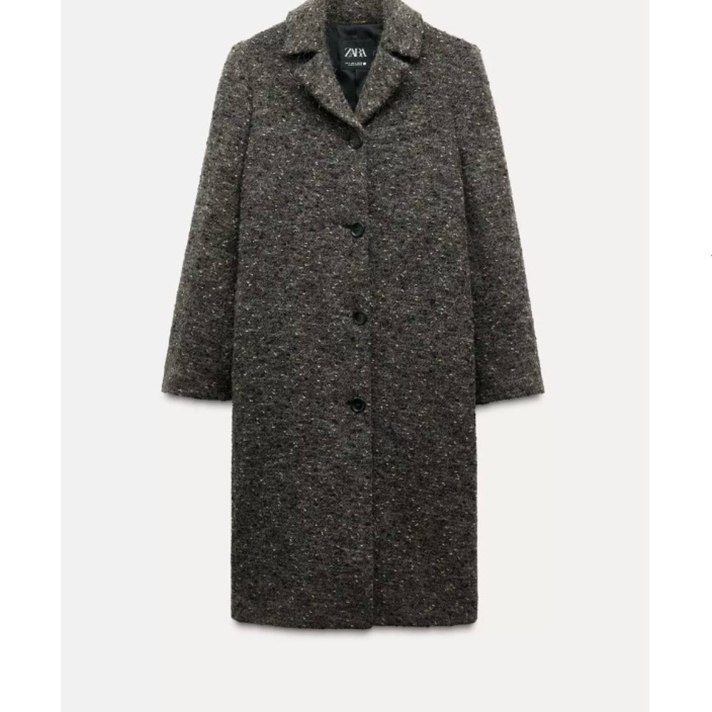 Zara Women's Charcoal Trench Coat